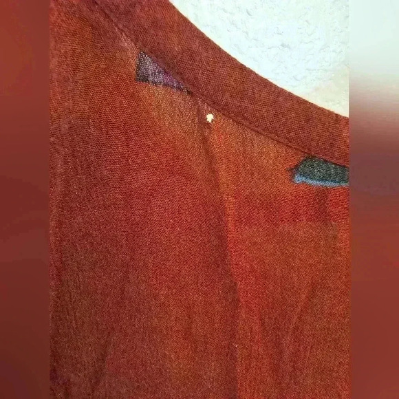 Free People Womens Size S Electric Orchid Print Swing Tunic Dress Boho Flowers - Picture 14 of 14